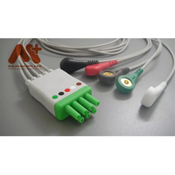 Leadwire телеметрии кнопки ECG руководства Mindray > Datascope совместимый 5 - 115-004869-00