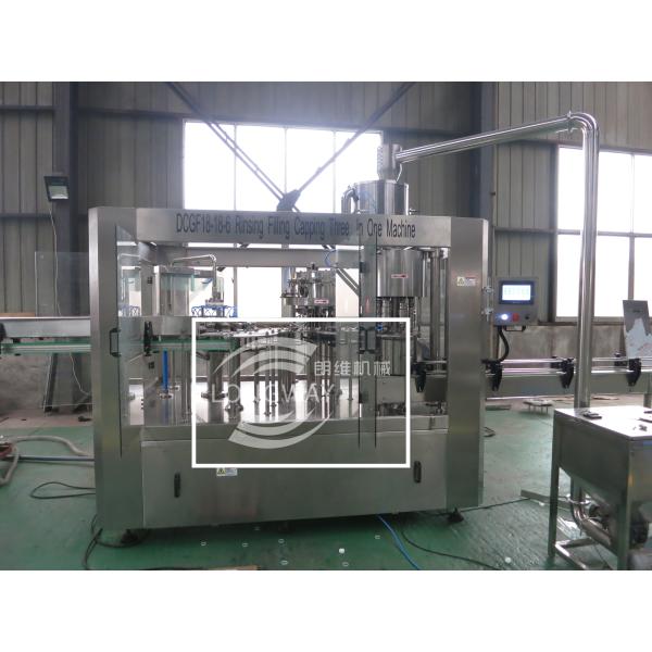 100% Factory Omron Electric Brand Fizzy Water Glass bottle PET Bottle Filling Machine for Indonesia market