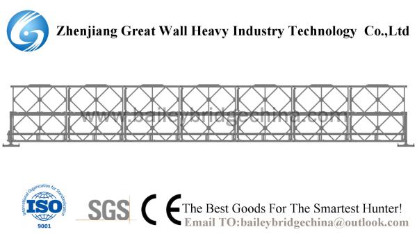 CB321(CB100) TDR Bailey Bridge From China,prefabircated bridge,truss bridge,modular bridge