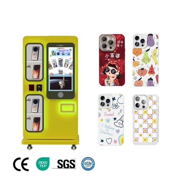 Factory Direct Self-Service Automatic Customized DIY Phone Case Vending Machine Personalized Phone Case Vending Machine