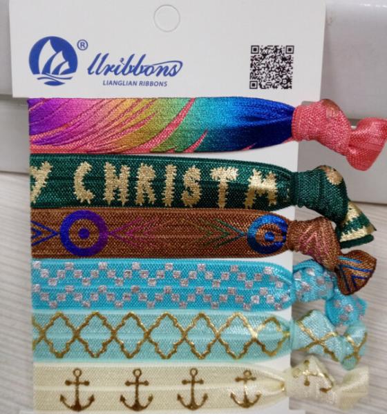 Rainbow Gold On Elastic Personalized Gift Ribbon Wristband Decoration