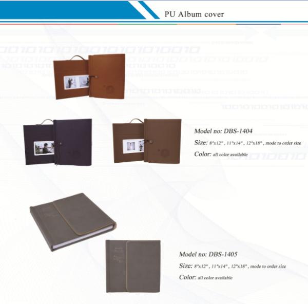 PU Album Covers /  Leather Album Cover,Customized  Leather Album Cover with Suitcase /  PU Album Covers