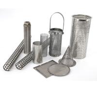 Suporte de tamanho personalização Cesto de Filtro de Aço Inoxidável Cesto de Filtro Perfurado Cartucho de Filtro de Aço Inoxidável