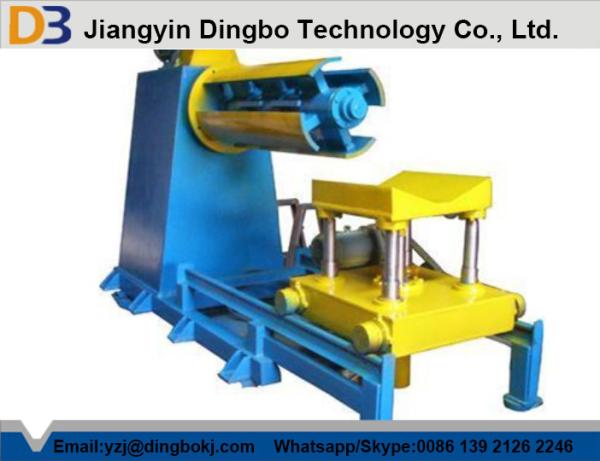 10 Tons Hydraulic Uncoiler Machine 5.5 KW For Coil Width 1700mm