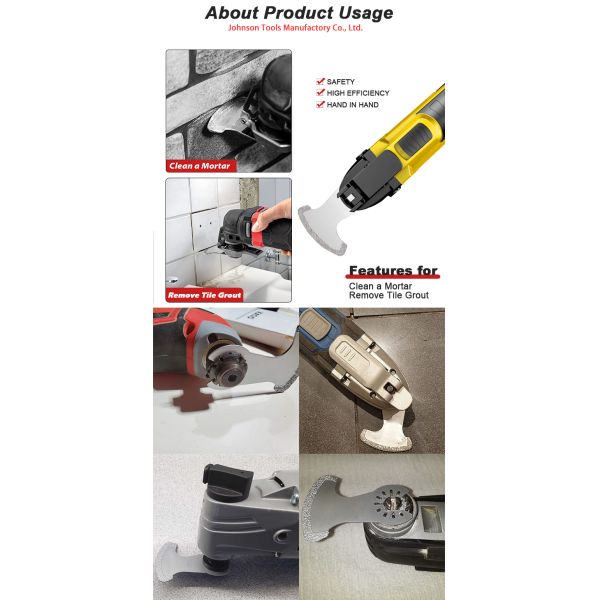 Diamond Teeth 65mm Curve Oscillating Multi Tool Saw Blades