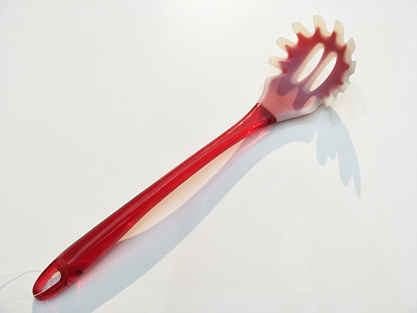 Fashionable plastic handle 7pcs silicone kitchen utensil sets with plastic handle