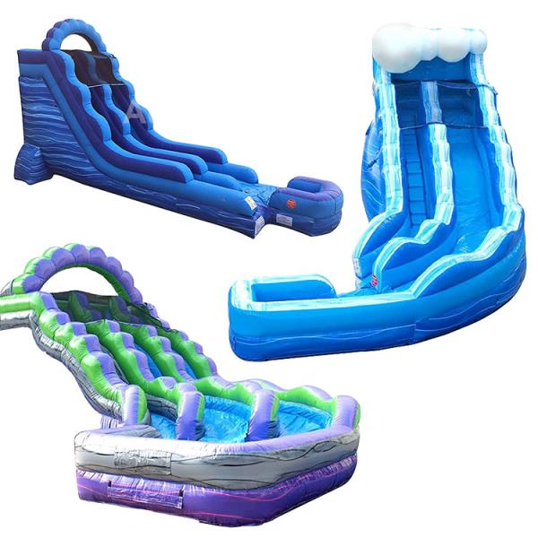 Blue Giant Water 22 Foot Double Adult Cheap Inflatable Lake Tower Climbing