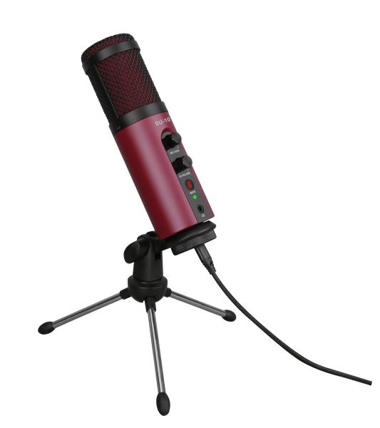 170mm*47.5mm USB Recording Microphone With Audio Interface FCC