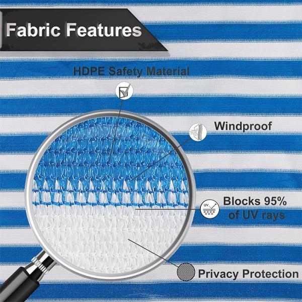Balcony Hdpe Knitted Garden Privacy Windscreen Fence Net Screen Netting For Garden