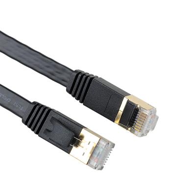 4 pares do cabo liso do cabo de remendo Cat6 de 24awg SFTP 1m 2m 3m
