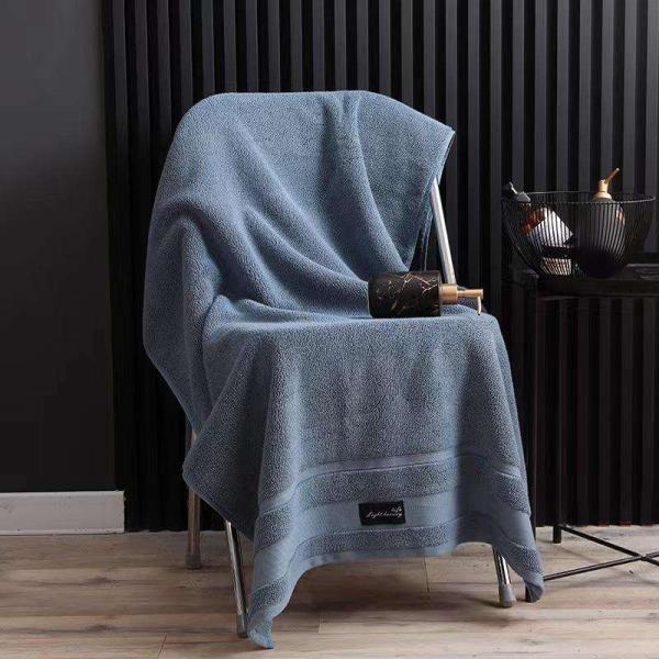 Home or Hotel 100% Cotton Bath Towel High Absorbent Rectangle Shower Towel for Adults