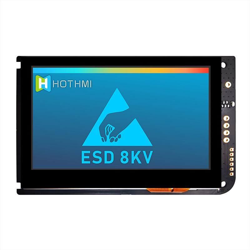 4,3 дисплей экрана касания TFT UART дюйма емкостный LCD 800x480 С ДОСКОЙ РЕГУЛЯТОРА LCD
