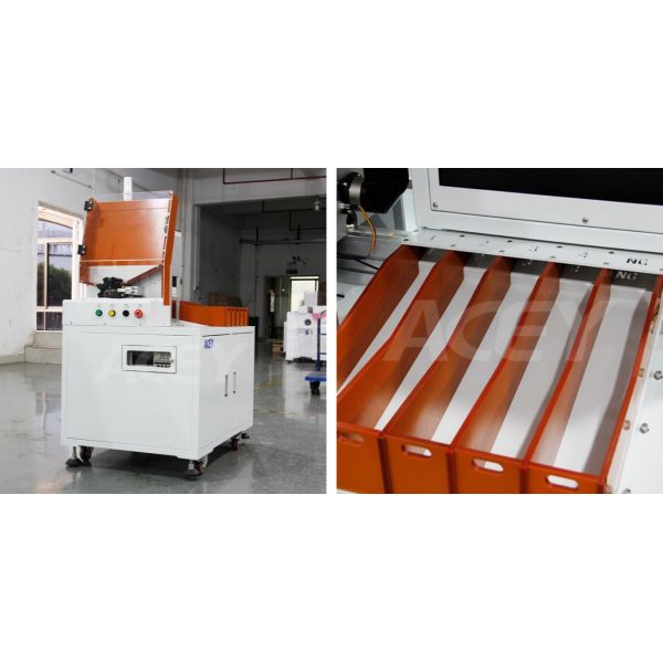 PC Controlled Lithium Battery Sorting Machine For 18650 21700 26650 32700 Manufacturing