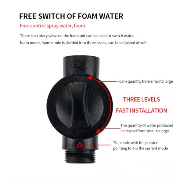 7.5/15/22/30M High Pressure Car Cleaning Spray Gun For Lawn & Garden Irrigation