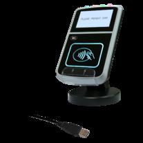 Lecteur sans contact de carte de crédit d'USB RFID Visual ACR123U avec le poids de l'affichage à cristaux liquides 506g