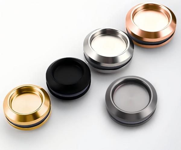 Hidden Non Punching Shower Door Pull Stainless Steel Round Easy Replacement