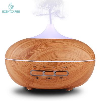 Difusor ultrassônico do aroma do preço de fábrica 210ml do humidificador da grão de madeira