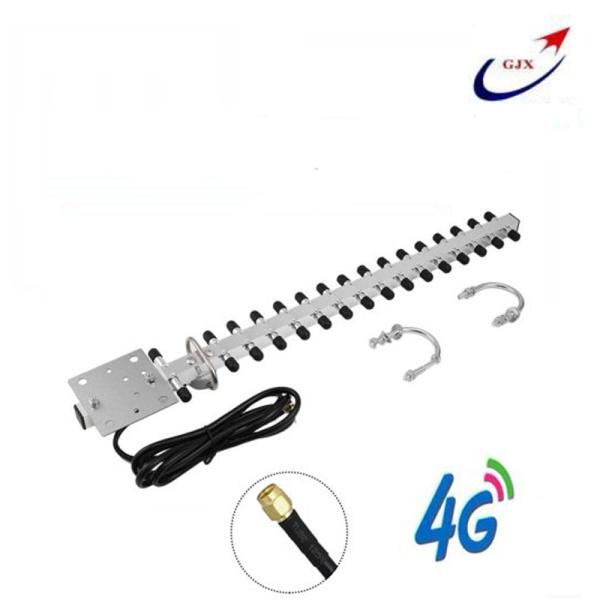 Directional Cell Phone Signal Booster Amplifier Modem RG58 5 Feet Cable 4G LTE 25dbi YagiRP SMA Male Antenna