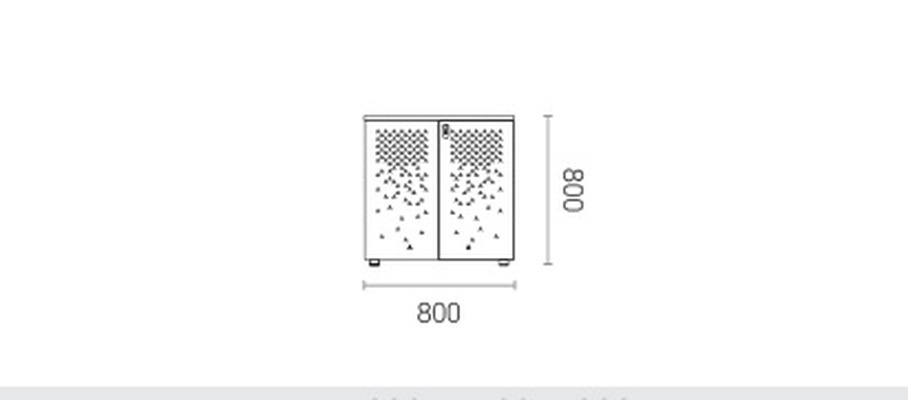 STARLIGHT Tea Cabinet XHU-KBCS08-B-File Cabinets