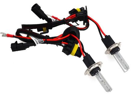 55W Metal Base HID Xenon Headlight Bulbs , 85V H7 HID Replacement Bulbs