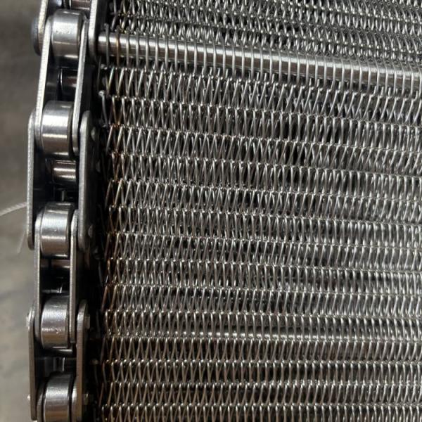 SS304 Stainless Steel Spiral Wire Mesh Conveyor Belt