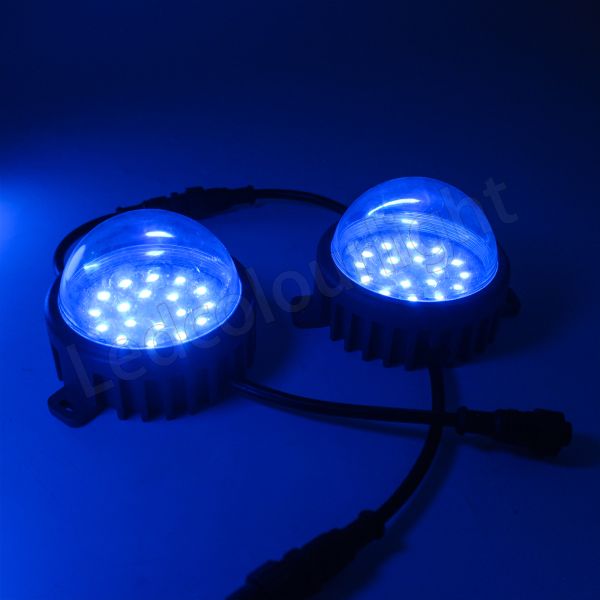 Outdoor IP68 100mm DC24V DMX RGB LED Pixel Dot Light for Facade Landscape