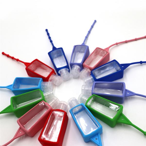 Slim 30ml 1oz Hand Sanitizer With Silicone Holder