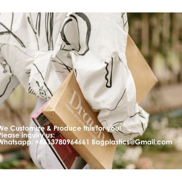Luxury Paper Envelope, Kraft Envelope, Cotton Flap Handbag Tote Bag Packaging Envelop Bag Organic Cotton Clothing Gifts Natural Storage Cotton Canvas Dust Pouch