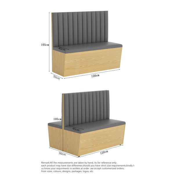 Durable Furniture Bar Lounge Furniture for Restaurant Table and Chairs Restaurant Furniture Booth Seats