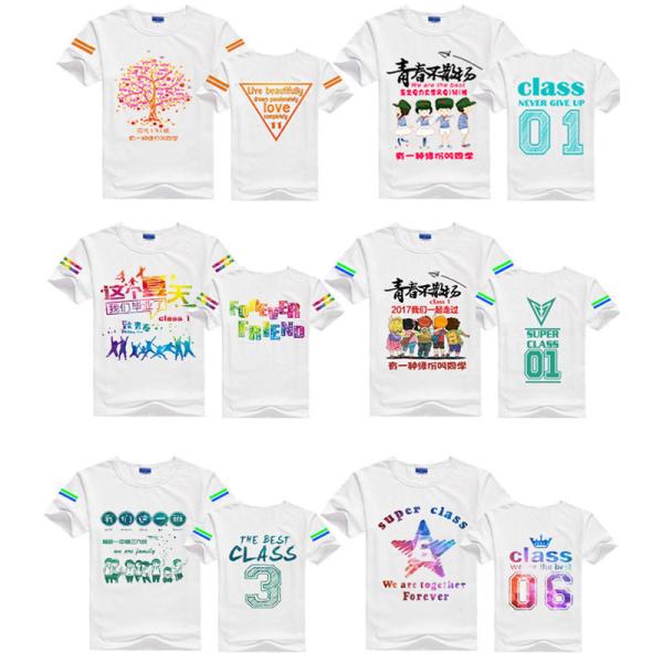 Children Short Sleeve Kids T Shirt O Neck Custom Logo Printing 100% Cotton