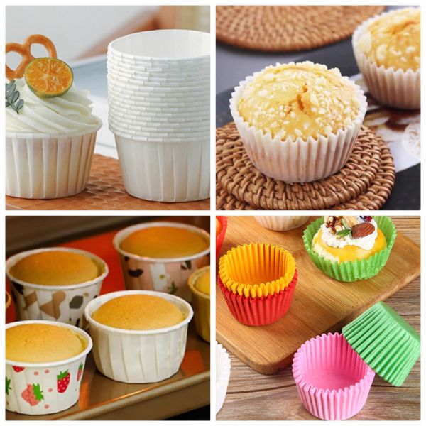 300mm 400mm 30gsm 35gsm Greaseproof Silicone Paper For Baking Cake Cup
