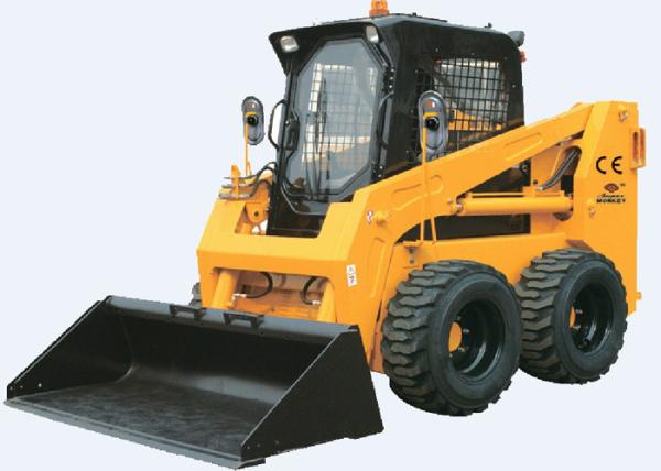 3.1 Meters Work Arm Bobcat Skid Steer Compact Track Loaders 100HP Power 3800 Kg Weight