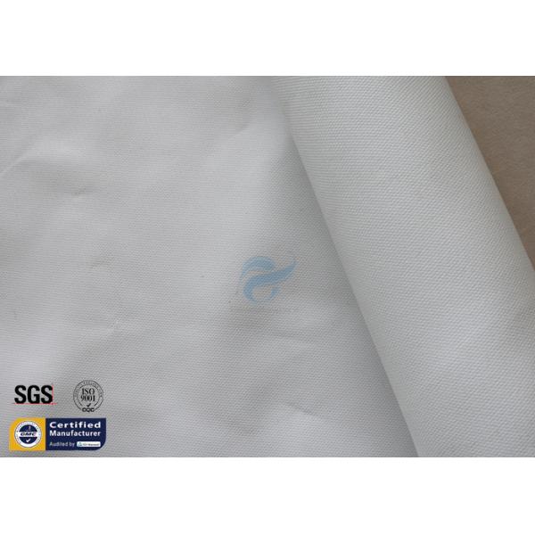 El silicón cubrió el aislamiento eléctrico 550℃ del blanco los 0.43MM de la manta del fuego de la fibra de vidrio