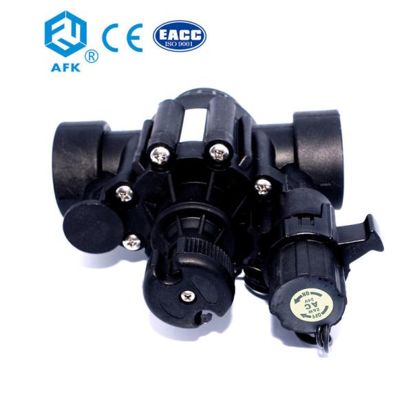 C.A. 220V temperatura do meio da estrutura do piloto da válvula de solenoide da irrigação da água de 2 polegadas