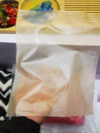 Cold Water Water Soluble Plastic Film Embossed Biodegradable With Bamboo Powders