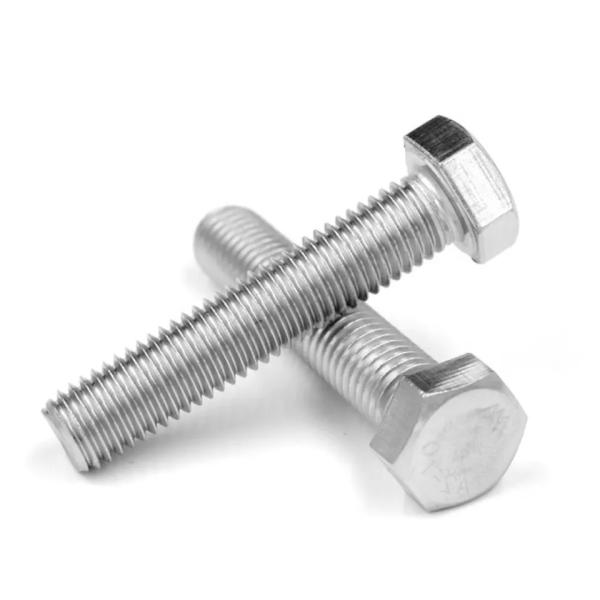 Grade 8.8 Titanium TC4 Hex Head Bolts DIN933 931 Fine Thread Hex Bolt And Nut M10
