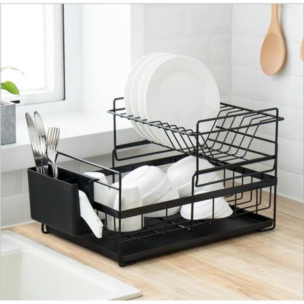Dish Drying 1.6KG L430mm Steel Kitchen Basket Rack