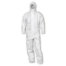 Disposable Safety Dust Proof Coveralls , Protective Clothing In Health And Social Care