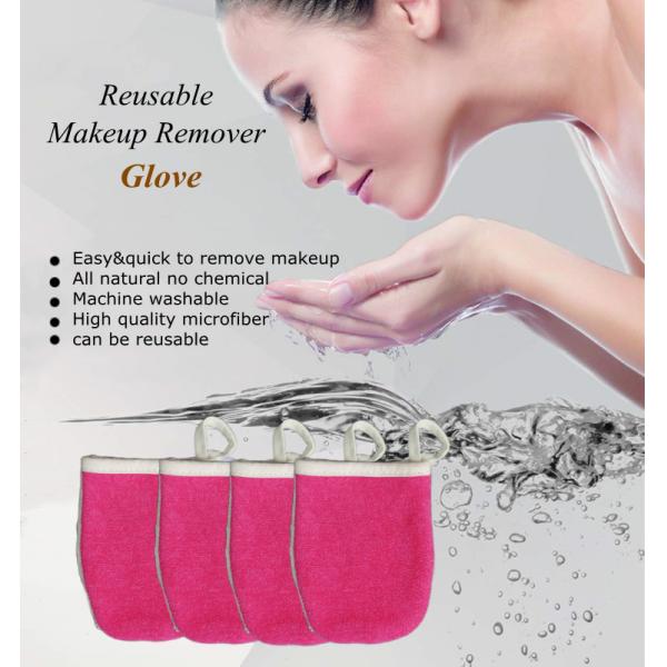 Plant Fiber Double Side Reusable Makeup Remover Mitts