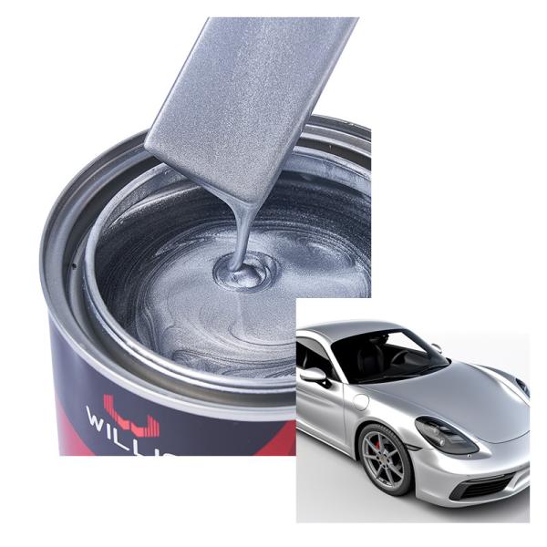 Refinish Sparking Silver Metallic Automotive Paint Powder Coating 1K Basecoat,acrylic lacquer spray paint,auto car paint