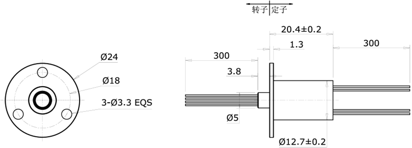 Compact Customized Capsule Slip Rings For Robotics / Mechanical