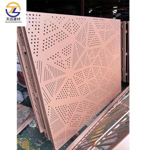 Extrusion Moulding Forming PVDF Aluminium Cladding C Shaped Perforated Aluminum