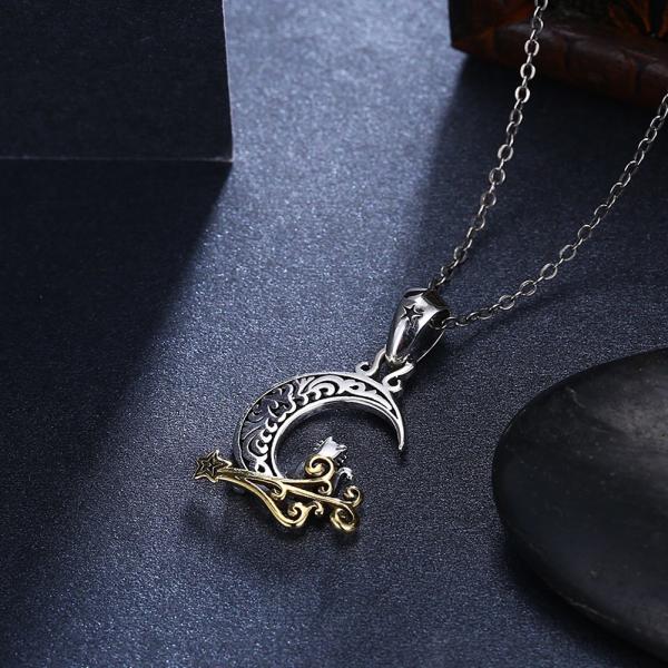 Ожерелья дам партии SGS ожерелья кота луны 5,1 граммов 19mm стерлинговые серебряные