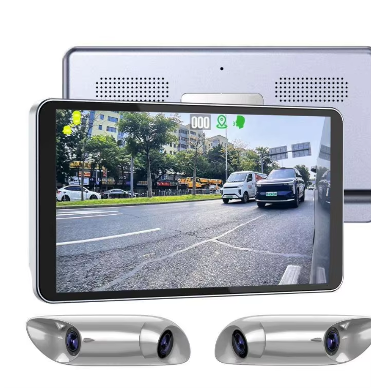 6.25 Inch Dual Lens Electronic Rearview Mirror Camera with AHD 1080P HD 140° Wide Angle IP67 Waterproof Blind Spot Monitoring System