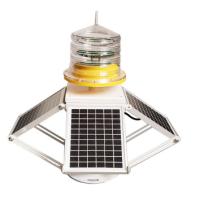 Sealed Lead-Acid Battery Red Color IP65 Solar Medium Intensity Aviation Light