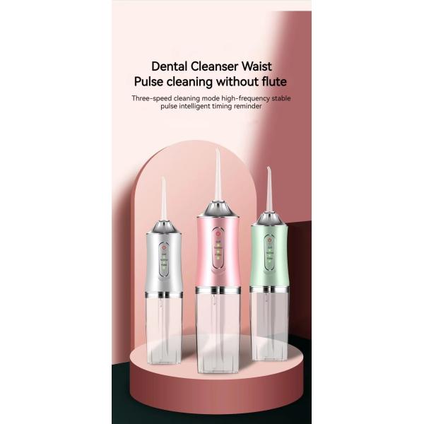 Réservoir d'eau de 240 ml 3 modes Irrigueur oral à corps complet étanche à l' eau électrique Flosser d' eau dentaire