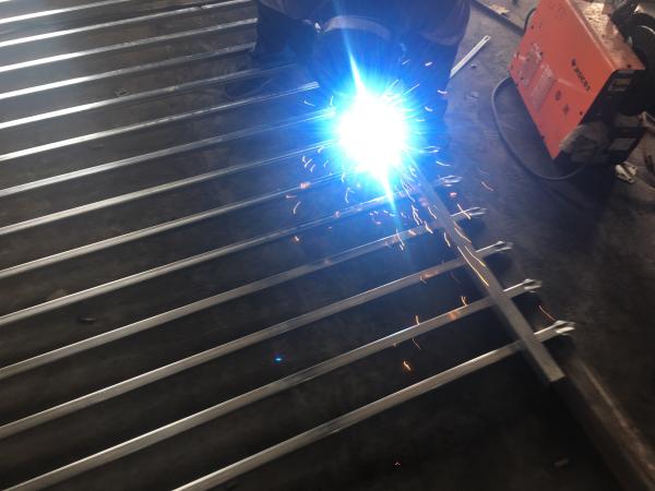 Hercules Fence Panels 45° Mitre 1800mm height 2450mm Steel Picket Fence Interpon coated 80 microns minimum powder