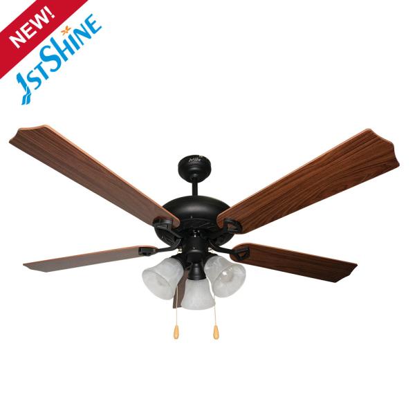 CE Super Ásia Itália Interior Elegante Clássico Antigo 52 polegadas Ventilador de teto com luz 1stshine