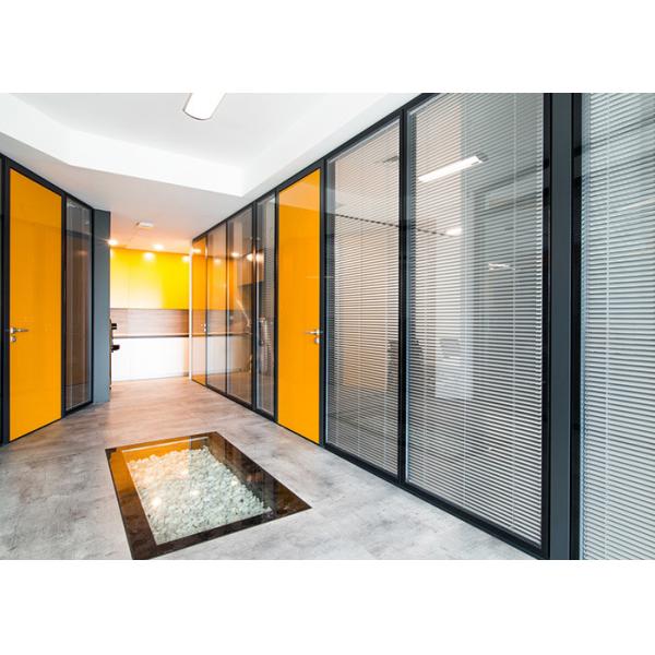 Sistema de pared divisoria de doble vidrio a prueba de sonido 12 mm + 12 mm Espacio hueco