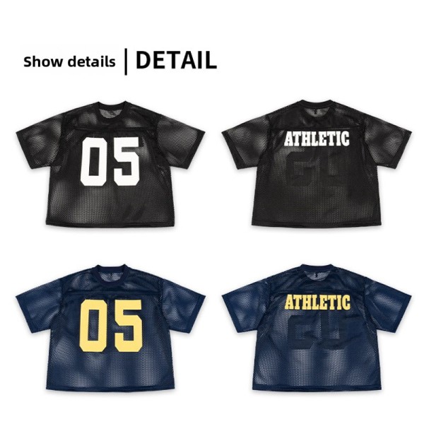 Customized Regular Woven 100% Polyester Breathable Quick Dry Oversized Fit Printed Blank Letter Men's Casual Sport T-shirt